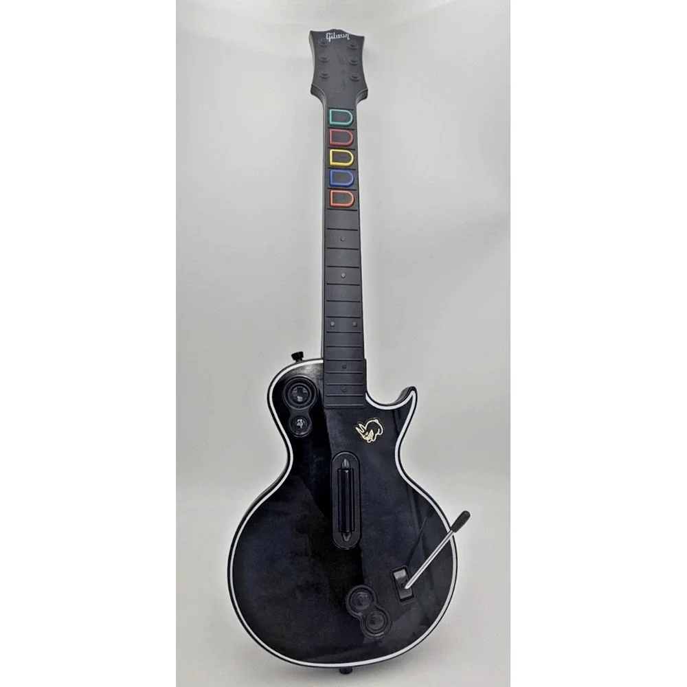 Guitar Hero Les Paul Wireless Controller PS3 Sony PlayStation 3 Black No Bat Cvr